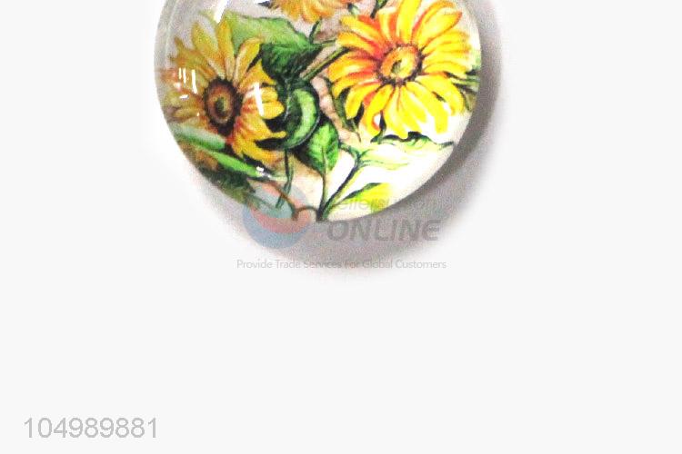 Best selling home deco round epoxy fridge magnet