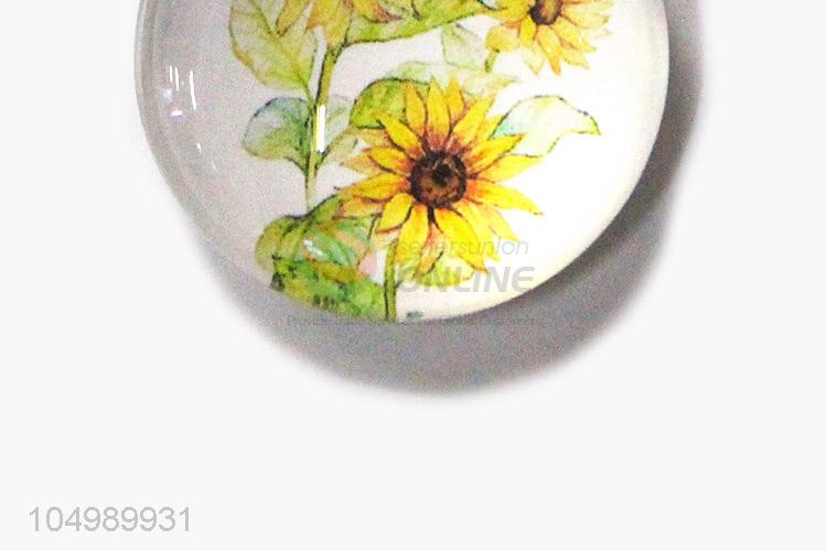 China OEM home deco round epoxy fridge magnet