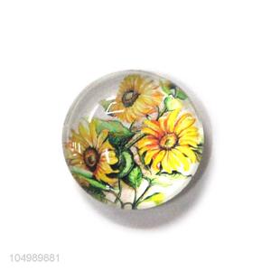 Best selling home deco round epoxy fridge magnet