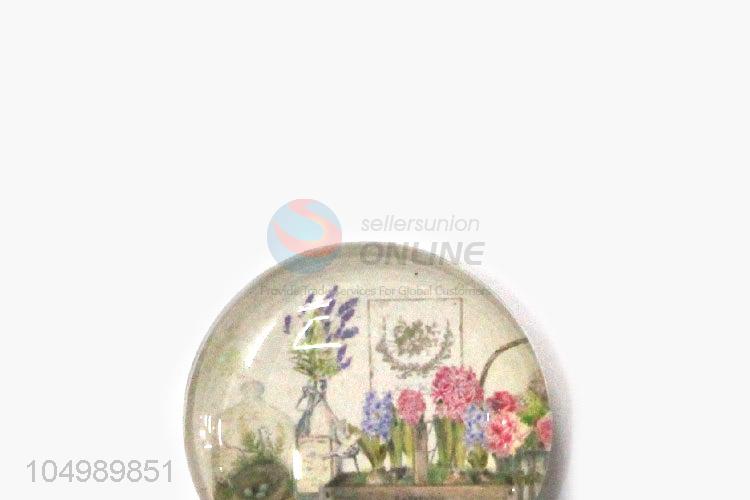 Factory sales home deco round epoxy fridge magnet