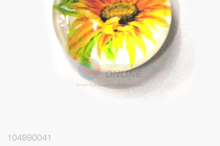 Made in China home deco round epoxy fridge magnet