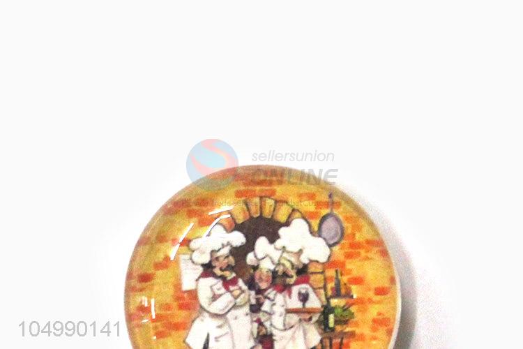 China factory home deco round epoxy fridge magnet