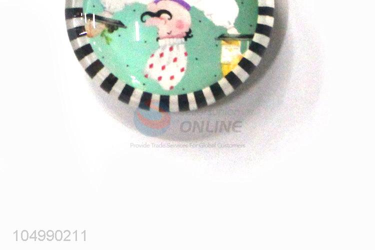 Top sale home deco round epoxy fridge magnet