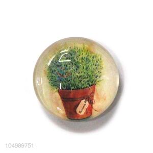 China branded round epoxy fridge magnet for decoration