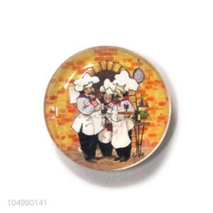 China factory home deco round epoxy fridge magnet