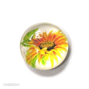 Made in China home deco round epoxy fridge magnet