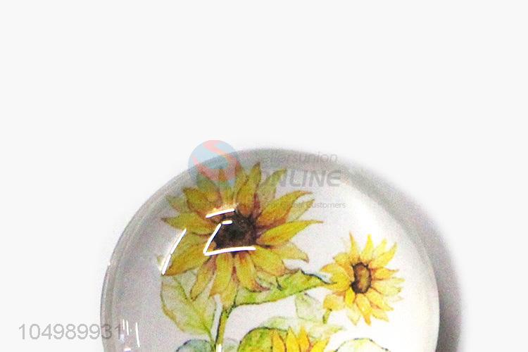 China OEM home deco round epoxy fridge magnet