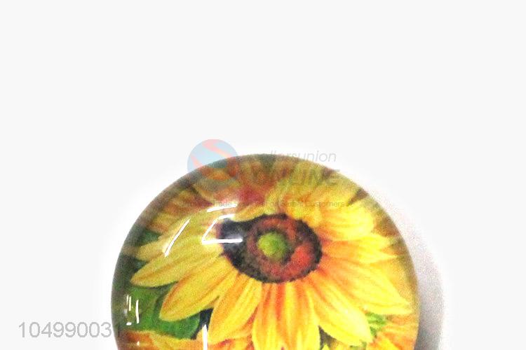 Wholesale custom home deco round epoxy fridge magnet