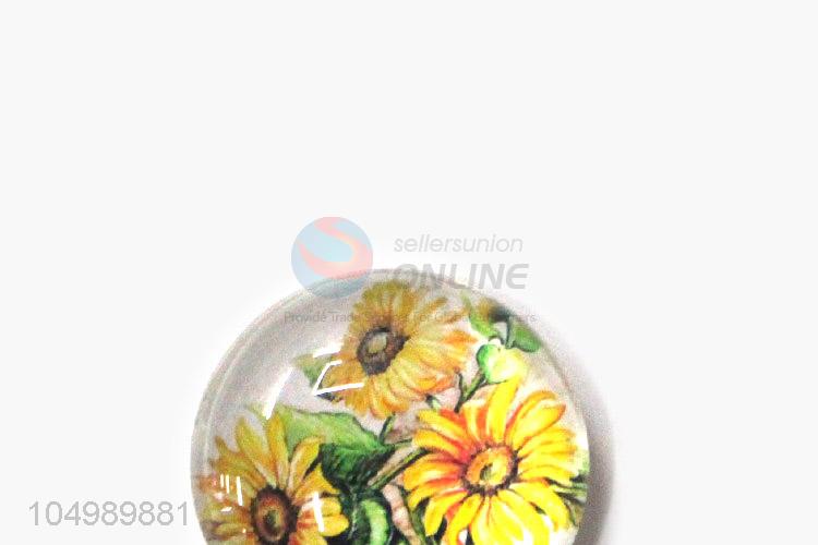 Best selling home deco round epoxy fridge magnet