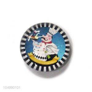 New arrival home deco round epoxy fridge magnet