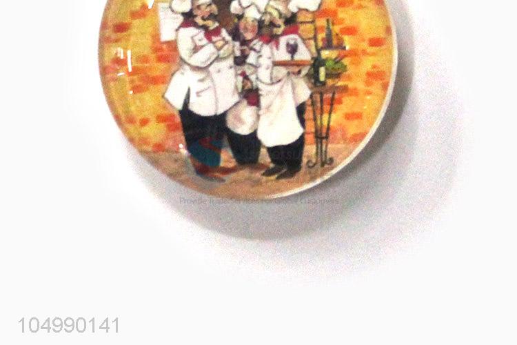 China factory home deco round epoxy fridge magnet