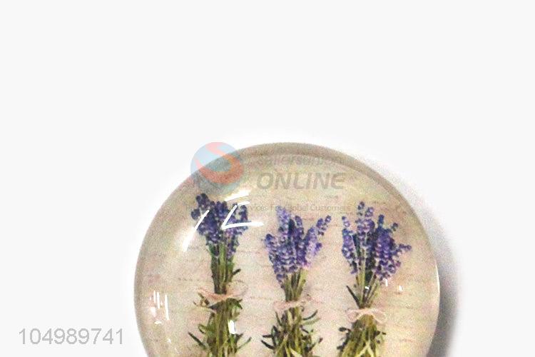 Wholesale low price round epoxy fridge magnet for decoration