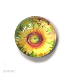 Competitive price home deco round epoxy fridge magnet