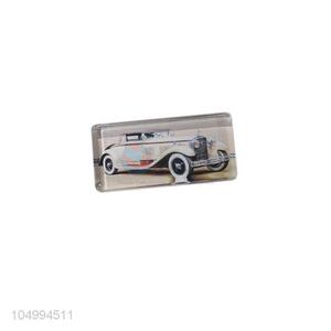 New products rectangle car epoxy fridge magnet