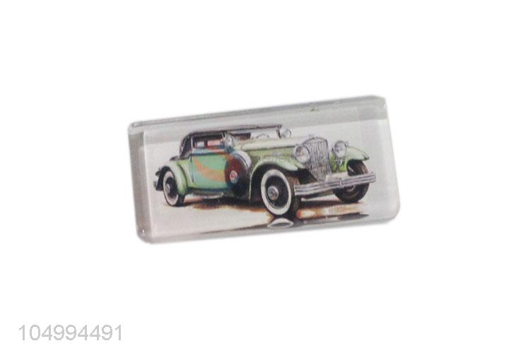 China branded rectangle car epoxy fridge magnet