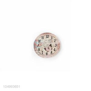 China OEM round clock pattern epoxy fridge magnet