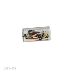 Manufacturer directly supply rectangle car epoxy fridge magnet