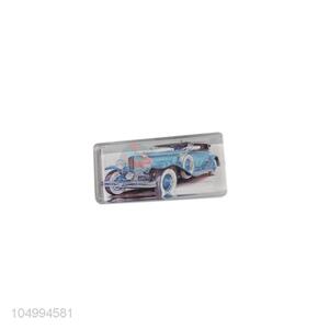 High quality rectangle car epoxy fridge magnet