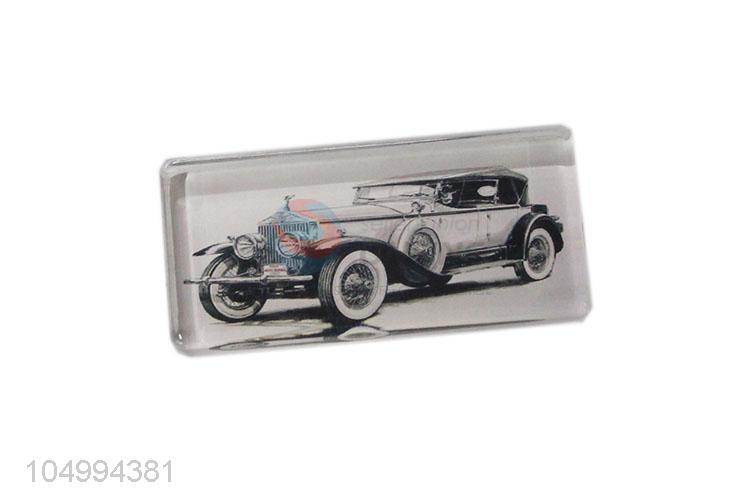 China wholesale rectangle car epoxy fridge magnet