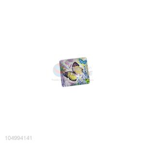 High quality square butterfly pattern epoxy fridge magnet