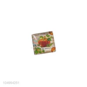 Competitive price square fruit pattern epoxy fridge magnet