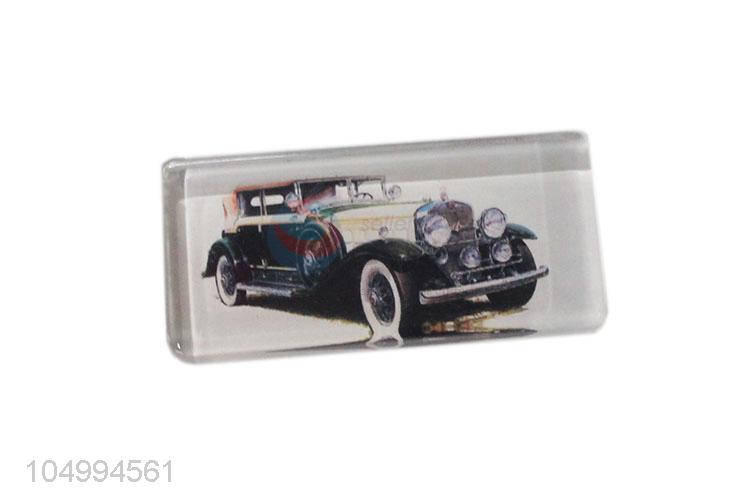 Factory directly sell rectangle car epoxy fridge magnet