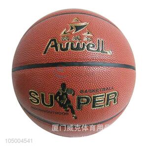 High quality standard size 7 pu basketball