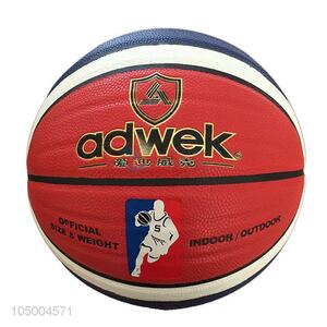 Low price outdoor size 7 pu basketball