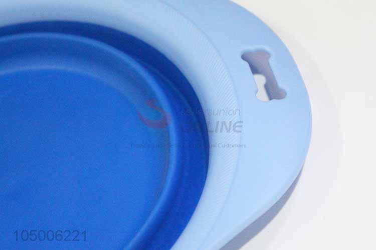 Factory Promotional Adjustable Pet Plastic Dog Bowl