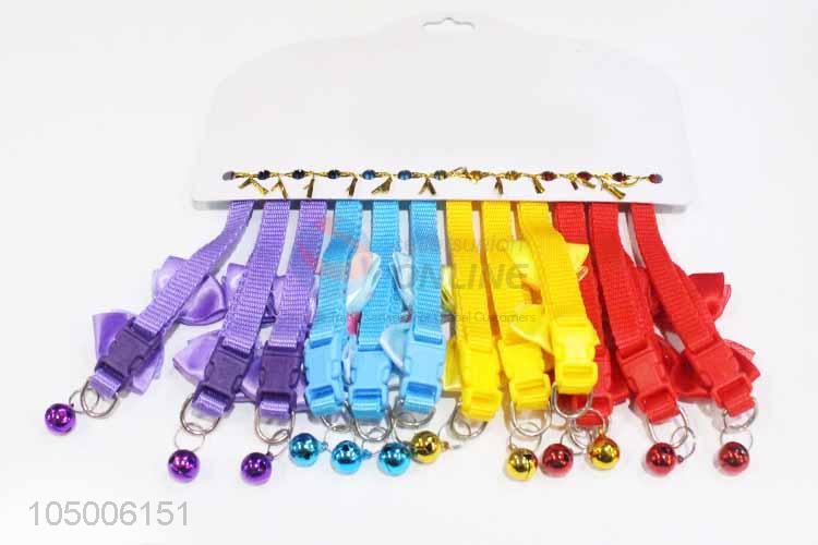 Direct Factory Colorful Pet Supplies Bell Collar For Dog