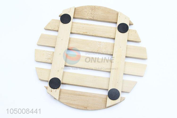 New Fashion Round Shaped Bamboo Heat Pad