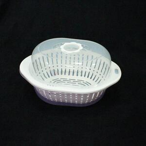 Plastic Fruit Basket Vegetable Basket with Cover