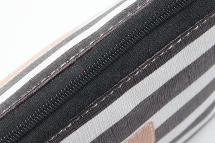 Utility And Durable Striped Cosmetic Storage Bag