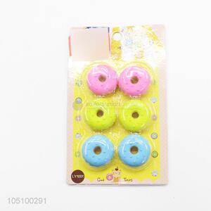 Kids Fancy Stationery 3D Doughnut Shaped Erasers