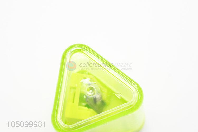 Four Colors Cute Stationery Plastic Pencil Sharpener