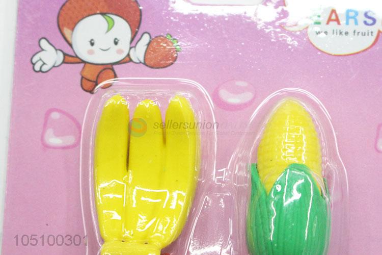 Creative Cute Fruit Model Students Eraser