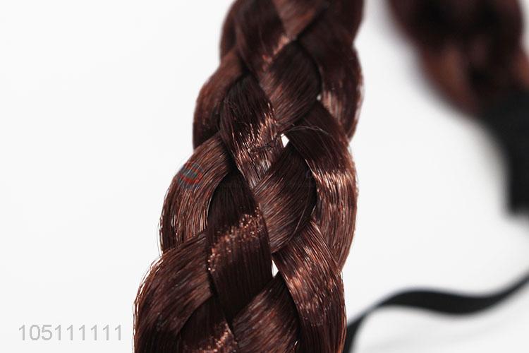 Portable Women Wig Braid Hair Band Braided Headband