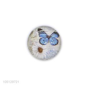 Wholesale Cheap Butterfly Printing Crystal Fridge Magnet