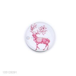 New Advertising Elk Pattern Mini Crystal Fridge Magnet Printed 3D Dome Fridge Magnet