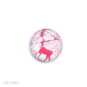 High Sales Elk Pattern Mini Crystal Fridge Magnet Printed 3D Dome Fridge Magnet