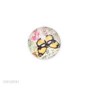 Factory Wholesale Butterfly Printing Crystal Fridge Magnet