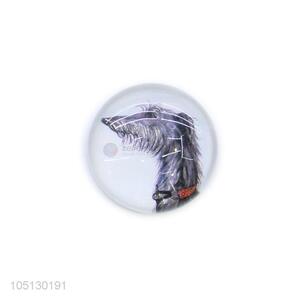 Hot New Products Vivid Dog Pattern Crystal Glass Refrigerator Sticker Magnets