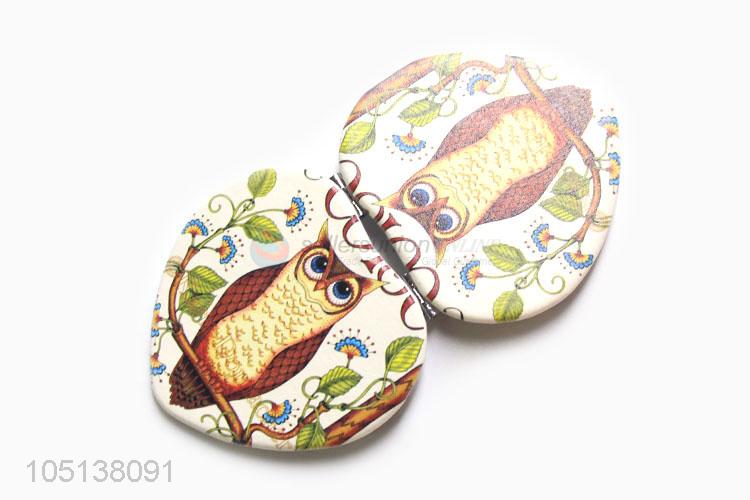 Best selling heart shape double sided pocket mirror