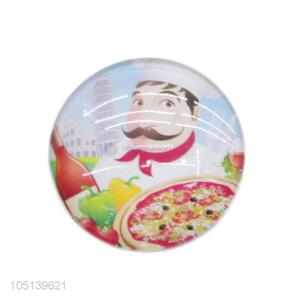 China OEM 3d dome glass crystal fridge magnet