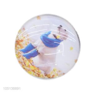 Wholesale premium quality 3d dome glass crystal fridge magnet