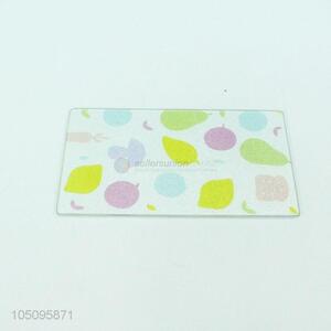 Cute Fruits Pattern Glass Chopping Board