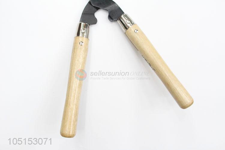 Hot Sale Wooden Handle Garden Shears Gardening Secateurs Garden Scissors