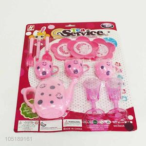 Hot selling kids plastic kids play set dinnerware set toys