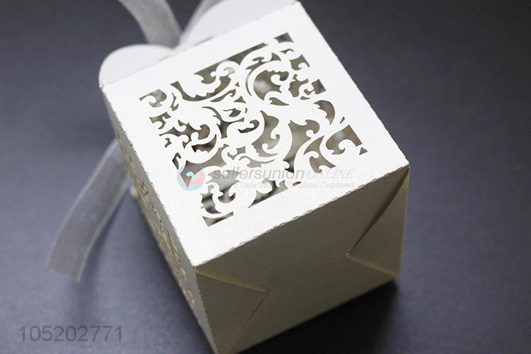 Best selling laser cut packing chocolate paper gift candy boxes