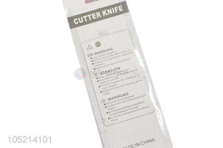 Factory Sale Art Knife Retactable Paper Cutting Knife